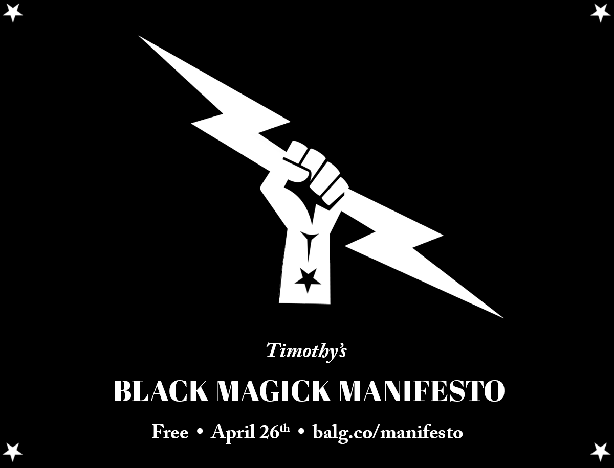 Black Magick Manifesto by Timothy