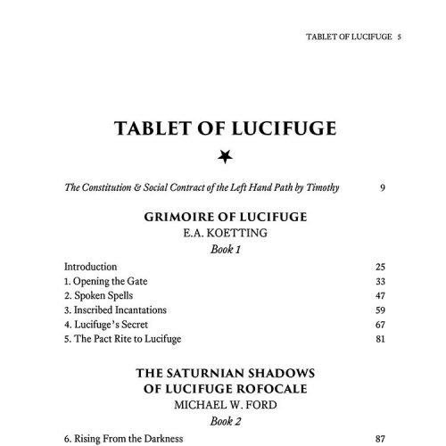 LUCIFUGE The Lord Of Pacts Compendium 5 Nine Demonic Gatekeepers